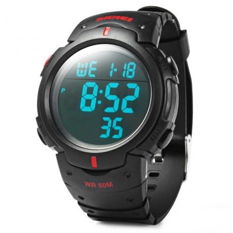 SKMEI 1068 MULTIFUNCTIONAL LED MILITARY WATCH ALARM STOPWATCH WATER RESISTANT