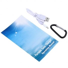 CHARMPIE S80 WATERPROOF SOLAR BATTERY CHARGER 8000MAH LED LIGHT 8 PIN MICRO USB CABLE DUAL