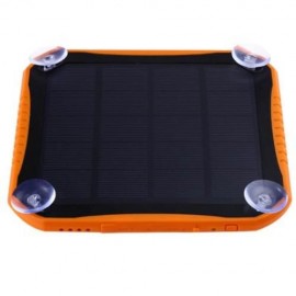CHARMPIE S7 LIGHTWEIGHT 5600MAH SOLAR BATTERY DUAL USB PORT 8 LED LIGHT WATERPROOF POWER 