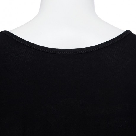 STYLISH SCOOP COLLAR SHORT SLEEVE FLORAL PRINT ASYMETRICAL PLUS SIZE WOMEN'S T-SHIRT