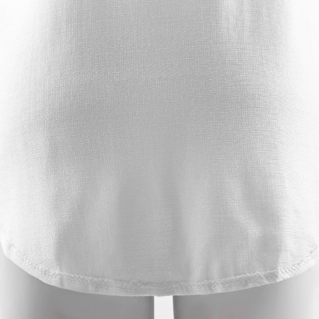 STYLISH ROUND NECK LONG SLEEVE TASSELS SHOULDER DESIGN WOMEN'S CHIFFON SHIRT