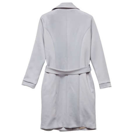 CHIC TURN DOWN COLLAR LONG SLEEVE DOUBLE-BREASTED LACE-UP WOMEN'S TRENCH COAT