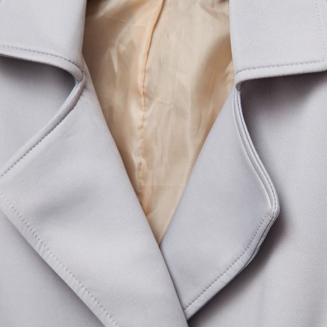 CHIC TURN DOWN COLLAR LONG SLEEVE DOUBLE-BREASTED LACE-UP WOMEN'S TRENCH COAT