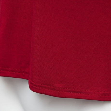 FASHIONABLE SEXY DEEP V NECK LONG SLEEVE BUTTON DESIGN SLIM WOMEN'S T-SHIRT