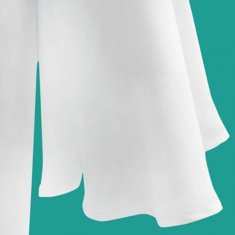 SEXY DEEP V NECK BELL SLEEVES ELASTIC WAIST SLIM WOMEN'S CHIFFON SHIRT