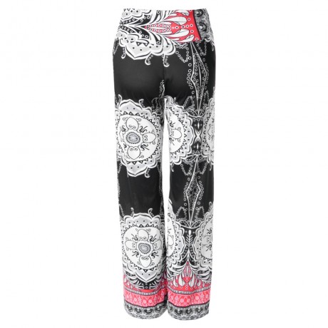 ETHINIC STYLE HIGH-WAISTED PRINTED LOOSE-FITTING EXUMAS PANTS FOR WOMEN