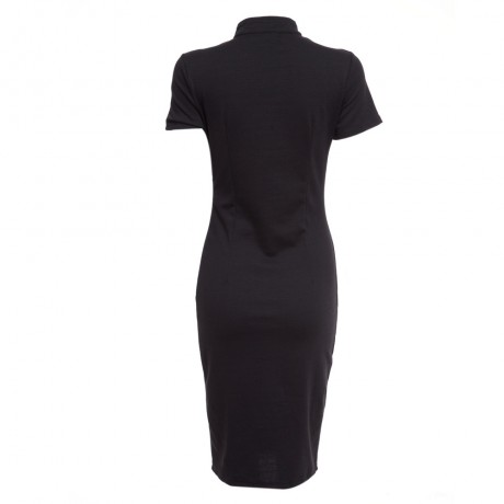 STYLISH RETRO MANDRAIN COLLAR SHORT SLEEVED SOLID ELASTIC CHEONGSAM