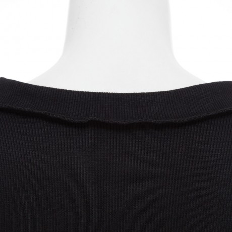 ELEGANT ROUND NECK LONG SLEEVE KNITTED SWEATER   SEMI LONG TIGHT KNIT SKIRT SUIT