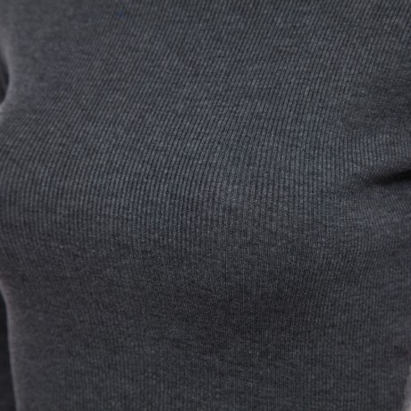 ELEGANT ROUND NECK LONG SLEEVE KNITTED SWEATER   SEMI LONG TIGHT KNIT SKIRT SUIT