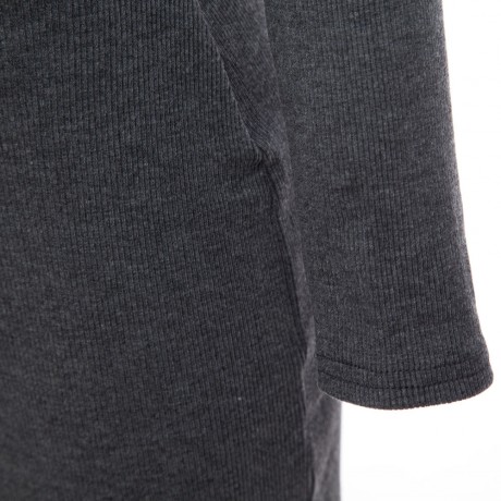 ELEGANT ROUND NECK LONG SLEEVE KNITTED SWEATER   SEMI LONG TIGHT KNIT SKIRT SUIT