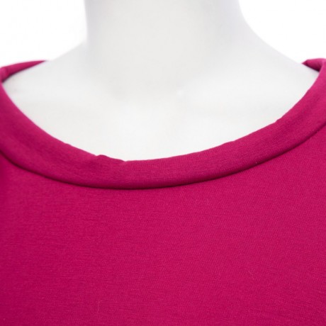 CASUAL ROUND COLLAR LONG SLEEVE SEQUIN PURE COLOR LOOSE-FITTING LADIES KNITWEAR