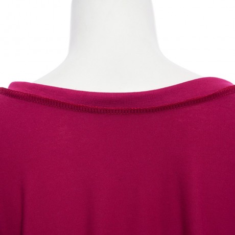 CASUAL ROUND COLLAR LONG SLEEVE SEQUIN PURE COLOR LOOSE-FITTING LADIES KNITWEAR