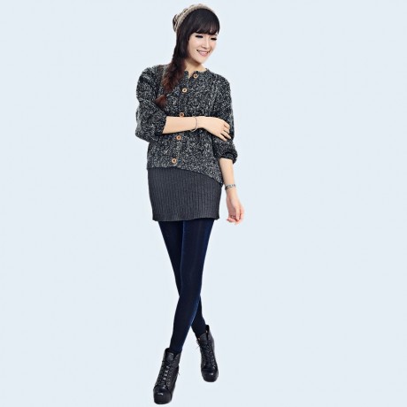 SEXY ELASTIC BODYCON SHINER PANTYHOSE WITH VELVET FOR WOMEN