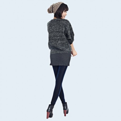 SEXY ELASTIC BODYCON SHINER PANTYHOSE WITH VELVET FOR WOMEN