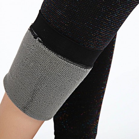 SEXY ELASTIC BODYCON SHINER PANTYHOSE WITH VELVET FOR WOMEN