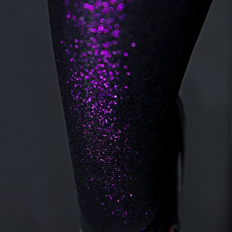 SEXY ELASTIC BODYCON SHINER PANTYHOSE WITH VELVET FOR WOMEN