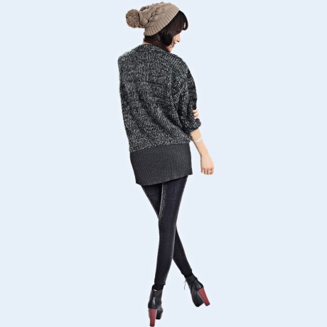 SEXY ELASTIC BODYCON SHINER PANTYHOSE WITH VELVET FOR WOMEN