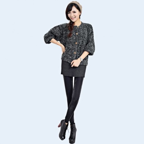 SEXY ELASTIC BODYCON SHINER PANTYHOSE WITH VELVET FOR WOMEN