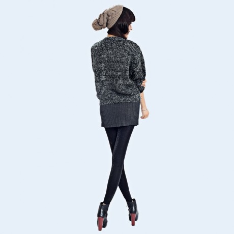 SEXY ELASTIC BODYCON SHINER PANTYHOSE WITH VELVET FOR WOMEN