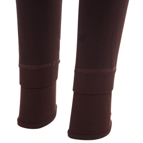 HIGH WAIST ELASTIC PURE COLOR BODYCON LEGGINGS WITH VELVET FOR WOMEN