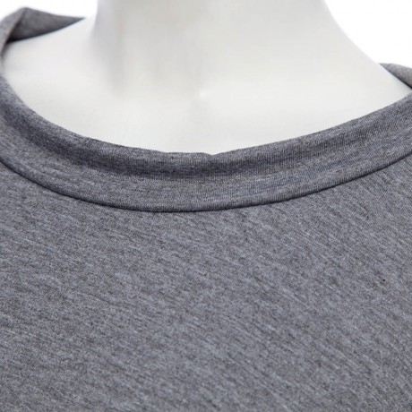 CASUAL ROUND COLLAR LONG SLEEVE SEQUIN PURE COLOR LOOSE-FITTING LADIES KNITWEAR