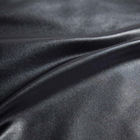 TRENDY MID WAIST PURE COLOR FAUX LEATHER SKINNY MIDI SKIRT FOR LADIES