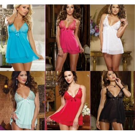 PLUS SIZE SEXY LINGERIE JL0090P BLUE (SIZE 3XL)