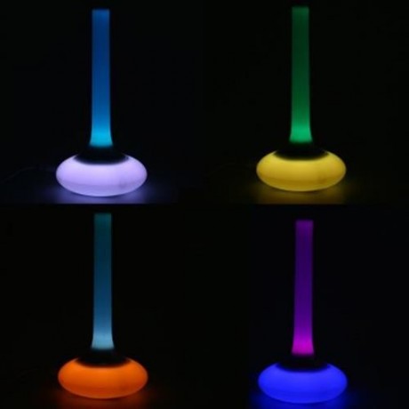 MULTI-FUNCTIONAL LED MAGIC RAINBOW LAMP COLORFUL TOUCH SENSOR NIGHT LIGHT WITH USB (WHITE)