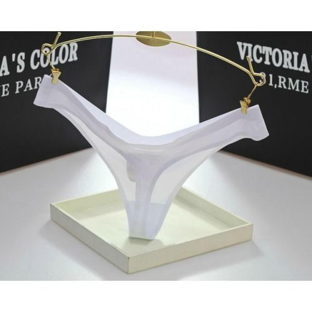 FREE SIZE SEXY SEAMLESS ICE SILK G-STRING PANTIES JB0035 (WHITE)