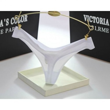 FREE SIZE SEXY SEAMLESS ICE SILK G-STRING PANTIES JB0035 (WHITE)