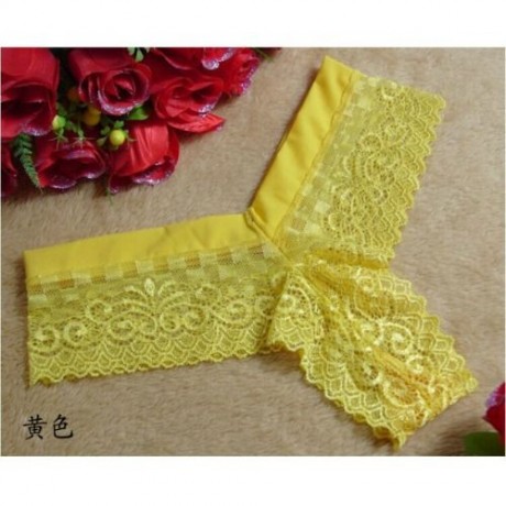 FREE SIZE SEXY LACE PANTIES JB0034 (YELLOW)