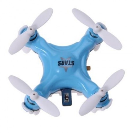 CX - STARS 2.4G 4CH 6-AXIS GYRO RTF RC MINI QUADCOPTER DRONE TOY (BLUE)