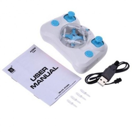 CX - STARS 2.4G 4CH 6-AXIS GYRO RTF RC MINI QUADCOPTER DRONE TOY (BLUE)