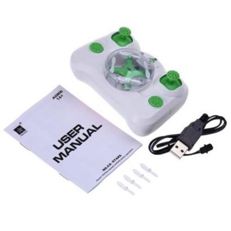 CX - STARS 2.4G 4CH 6-AXIS GYRO RTF RC MINI QUADCOPTER DRONE TOY (GREEN)