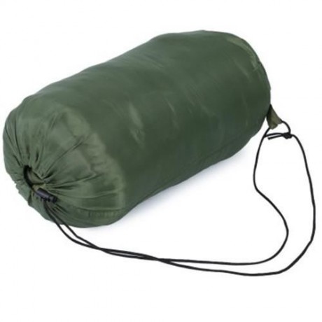 OUTDOOR CAMPING TRAVEL ENVELOPE WATER RESISTANCE HOODED SLEEPING BAG (ARMY GREEN)