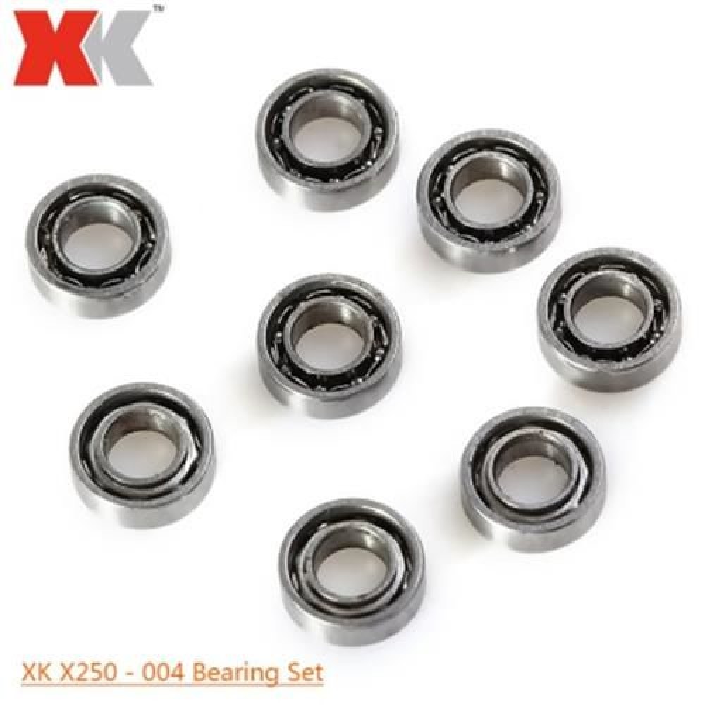XK X250 X250 - A X250 - B QUADCOPTER ACCESSORY 8PCS BEARING X250-004 (SILVER)