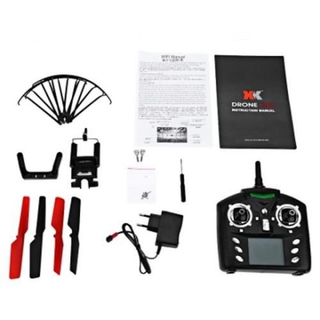 XK X260B 5.8G 4CH 6-AXIS GYRO 0.3MP CAMERA WIFI FPV RTF RC QUADCOPTER DRONE TOY (BLACK)