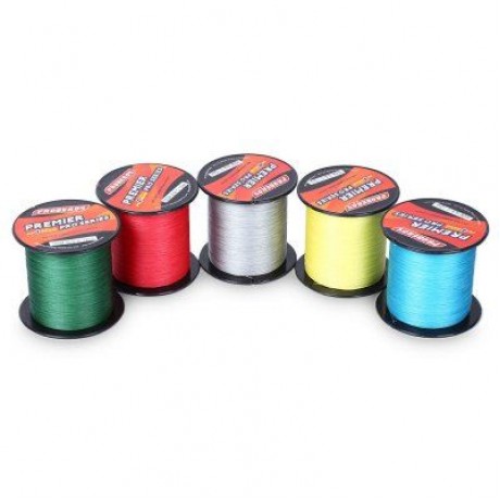 PROBEROS 300M Durable PE 4 Strands Braided Fishing Line Angling Accessories (GRAY)