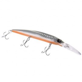 PROBEROS OUTDOOR FISHING LURES CRANK BAIT WITH 3 HOOK (WHITE AND GREEN)