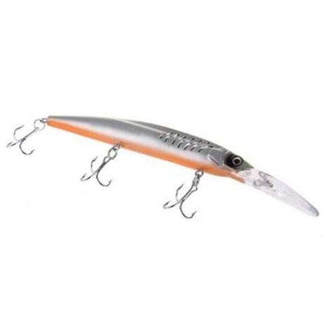 PROBEROS OUTDOOR FISHING LURES CRANK BAIT WITH 3 HOOK (WHITE AND GREEN)