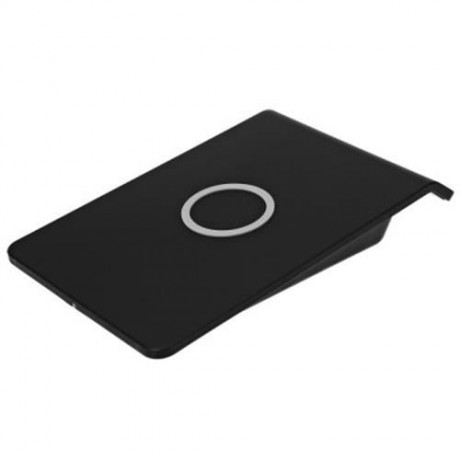 QI WIRELESS CHARGER USB OUTPUT CHARGING STAND (BLACK)