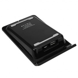 QI WIRELESS CHARGER USB OUTPUT CHARGING STAND (WHITE)