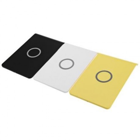 QI WIRELESS CHARGER USB OUTPUT CHARGING STAND (YELLOW)