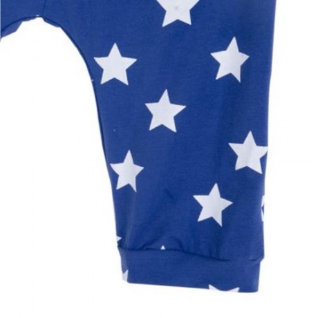 2PCS CHILDREN PLANE PRINTED ROUND COLLAR T-SHIRT STAR PRINTED PANTS (YELLOW)