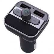 BT20 BLUETOOTH CAR MP3 WMA AUDIO TRANSMITTER HANDS-FREE CALL 5V 3.4A DUAL USB CHARGER SUPP
