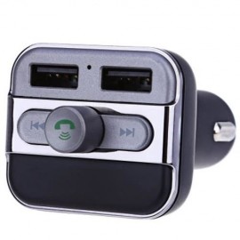 BT20 BLUETOOTH CAR MP3 WMA AUDIO TRANSMITTER HANDS-FREE CALL 5V 3.4A DUAL USB CHARGER SUPP