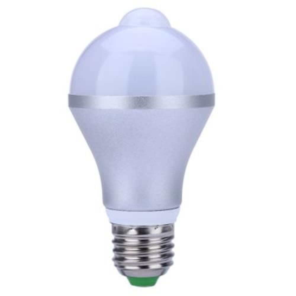 LIGHTME E27 5W 500LM HUMAN BODY INDUCTION LED BULB LIGHT (COOL WHITE LIGHT)