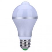 LIGHTME E27 5W 500LM HUMAN BODY INDUCTION LED BULB LIGHT (COOL WHITE LIGHT)