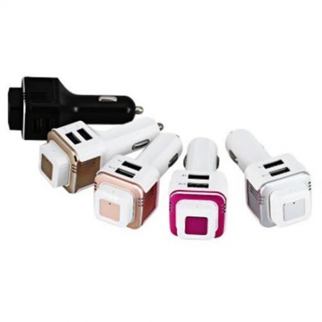 TL10 MULTIFUNCTION CAR OXYGEN BAR DUAL USB CHARGER ADAPTER BLUETOOTH V4.0 HANDS-FREE EARPH