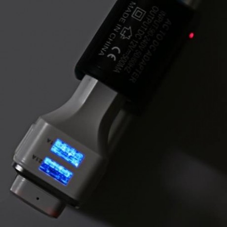 TL10 MULTIFUNCTION CAR OXYGEN BAR DUAL USB CHARGER ADAPTER BLUETOOTH V4.0 HANDS-FREE EARPH